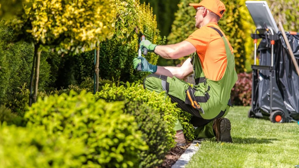 Chad's Landscaping team at work in Oakland County Michigan